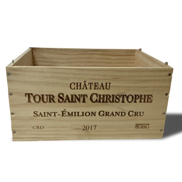 Wine crate, wood crate, wooden wine crate - Picture 1 of 12